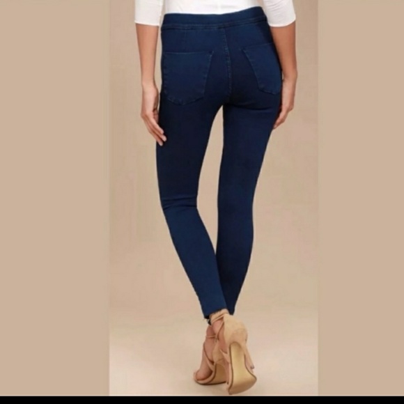 FREE PEOPLE JEAN LEGGINGS - Picture 3 of 8